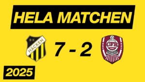 Ανασκόπηση του Αγώνα Häcken – CFR Cluj