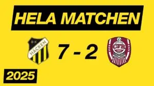Ανασκόπηση του Αγώνα Häcken – CFR Cluj