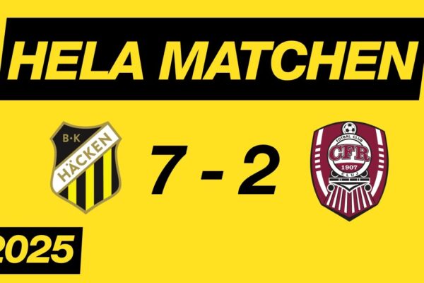 Ανασκόπηση του Αγώνα Häcken – CFR Cluj
