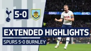 Ανασκόπηση του Αγώνα Tottenham vs Burnley