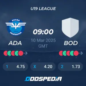 Ανασκόπηση του αγώνα Adana Demirspor – Bodrumspor