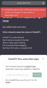 Ενημέρωση: Είναι το ChatGPT εκτός λειτουργίας;