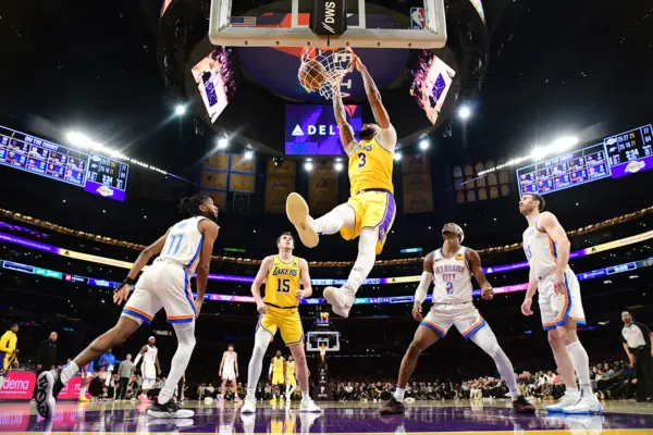 Lakers vs Thunder: Σημαντικές Στιγμές και Στατιστικά από τον Αγώνα