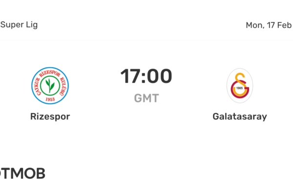 Rizespor vs Galatasaray: Ένας Καθοριστικός Αγώνας στην Super Lig