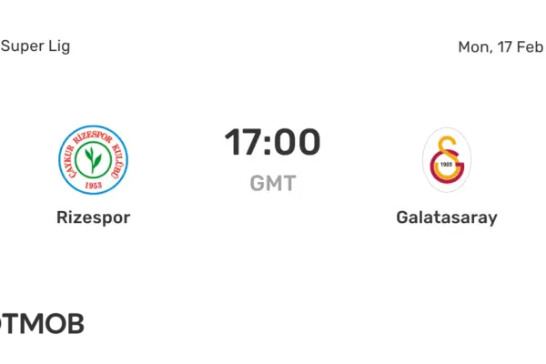 Rizespor vs Galatasaray: Ένας Καθοριστικός Αγώνας στην Super Lig