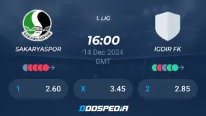 Ανασκόπηση του Αγώνα Sakaryaspor – Erzurumspor